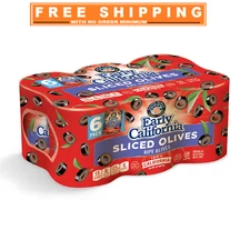 Early California Sliced Olives, 6.5 oz., 6 pk.