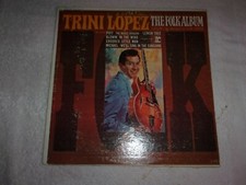 The Folk Album By Trini Lopez (Vinyl 1965 Reprise) ORG Record