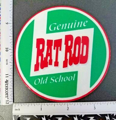 2 Inch 69 76 Rat Rod Vinyl Decal Sticker Retro Hot Rod Classic Gas Pump - Foto 7