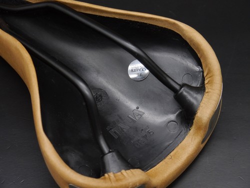 SELLE ITALIA Turbo Racer Rennrad MTB Sattel road bike saddle Echtleder braun NEW - Picture 5 of 5