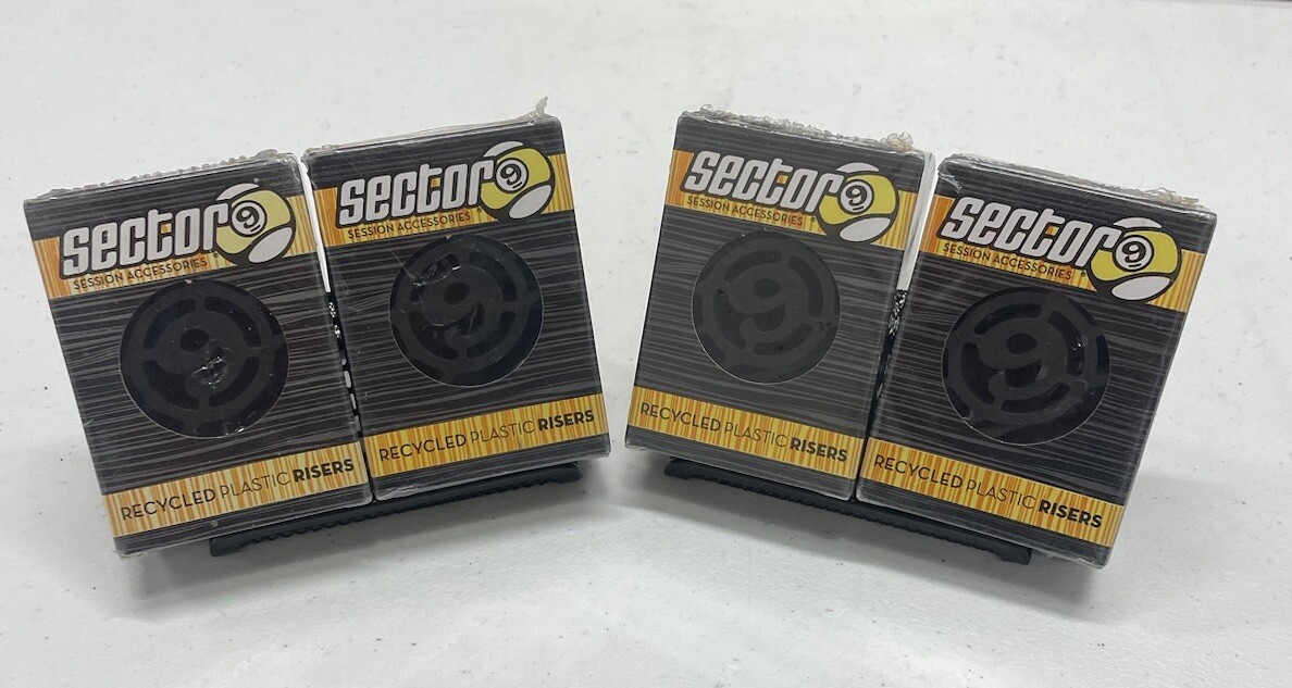 Sector 9 1/2&rdquo; Flat Skateboard Risers LOT Of 4
