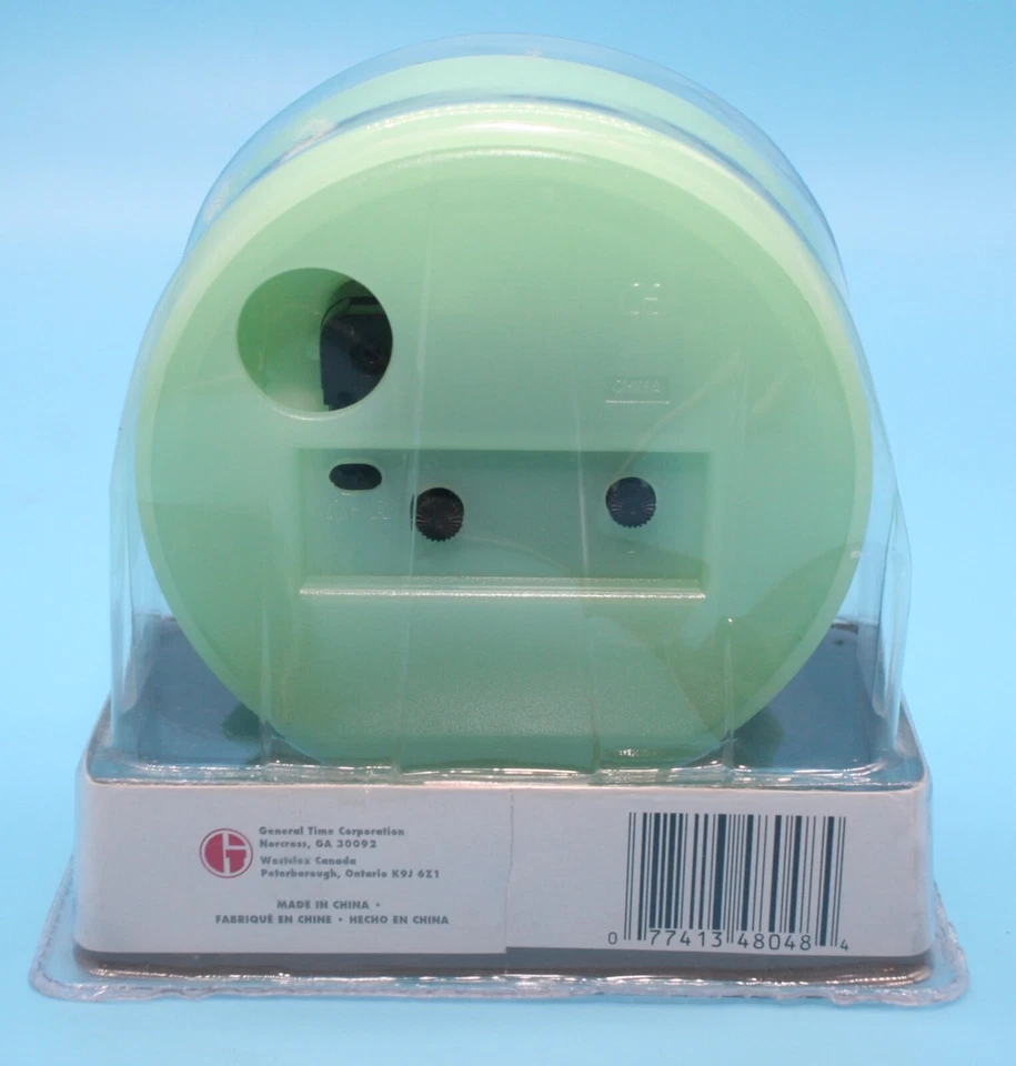 NUEVO RELOJ DESPERTADOR WESTCLOX MODA CUARZO VERDE AZULADO #48048 Foto 2 de 4