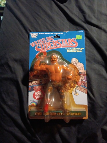 WWF LJN IRON SHEIK IN BUBBLE 1985 WWE VINTAGE WRES...