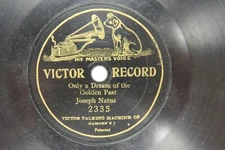Joseph Natus - VICTOR 2335 - Only A Dream Of The Golden Past    -  7 Inch Disc