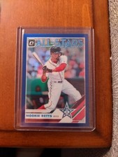 2019 Donruss Optic Mookie Betts Base #99 Blue Prizm Parallel /75 Dodgers Red Sox