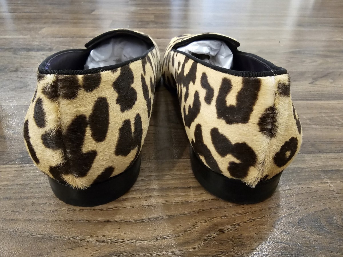 Ralph Lauren Purple Label Men Leopard Calf Hair RL Monogram  display picture 3