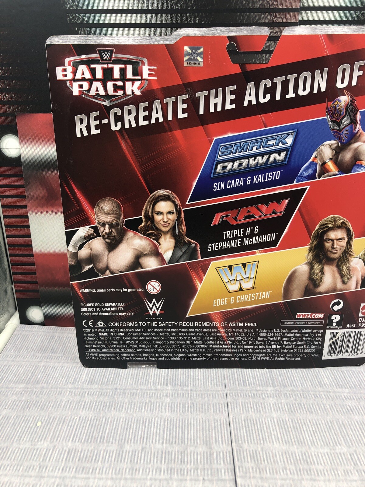 wwe sin cara and kalisto action figure 2pk