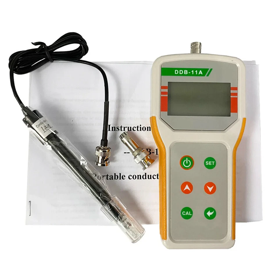 Portable Conductivity Meter Water Quality Monitor Auto Temperature Compensation - Image 4 of 4