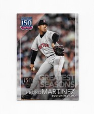2019 Topps 150 Years 150th ANNIVERSARY 150112 Pedro Martinez Boston Red Sox /150