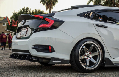 2016-21 Honda Civic Sedan NON-SPORT 3pc Rear Diffuser