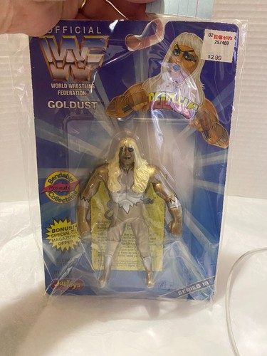 WWF Bend-Ems Series III MOC Goldust  Wrestling Act...