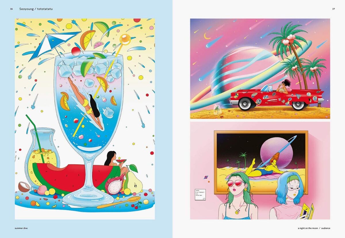 Retro Illustration Nostalgic and Creators File Book Manga