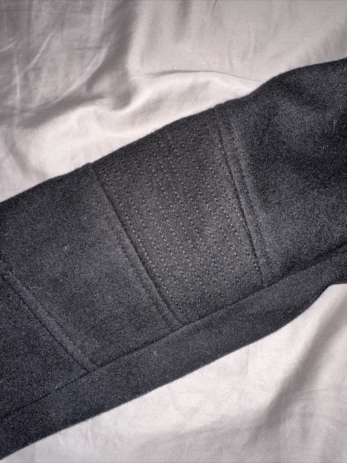 MICHAEL KORS Solid Black Asymmetrical Zip Wool Bl… - image 4