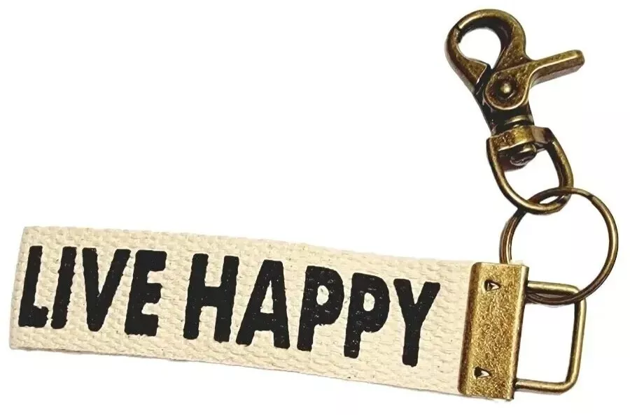 Happy keychain best sale wristlet