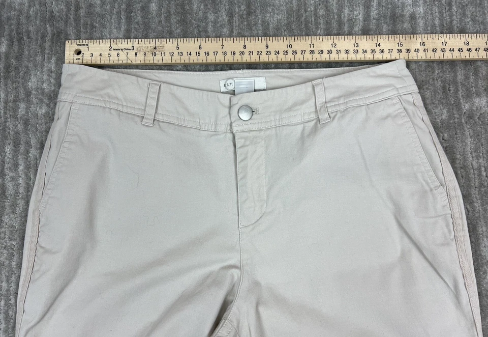 Pantalón Cato Est 1946 Mujer 8 Beige Caqui Moderno Foto 4 de 4