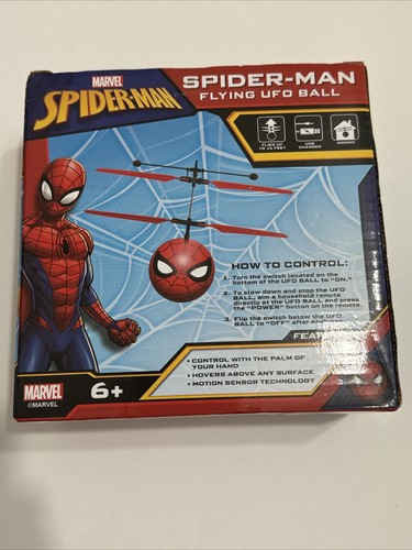 SPIDER-MAN Marvel ~ Motion Sensing Flying UFO Ball - Picture 4 of 6