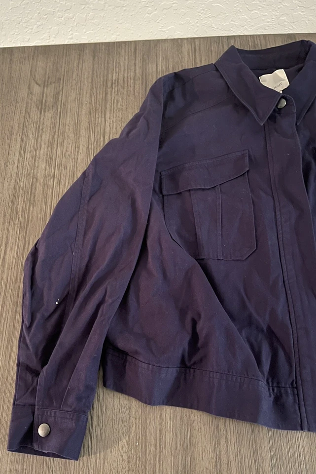 Sejour Nordstrom Womens Jacket Sz 20W Navy Blue Rn # 58665 Nwt - Image 2 of 4