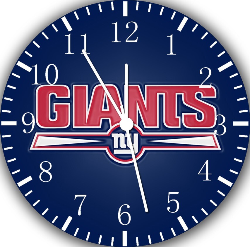 New York Giants Wall Clock E442 Personalized option with adding names