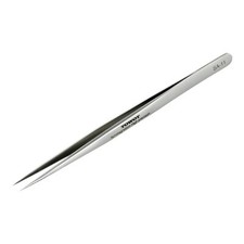 Precision Tweezers, Stainless Steel Pointed Tweezers for Craft, Electronics, Sol