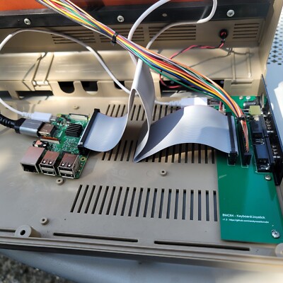 BMC64 Tastatur Raspberry Pi Interface Commodore C64 Board, Self Assembly Kit