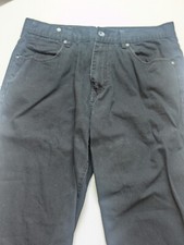 Calvin Klein Jeans Mens 34x30 Black Straight Leg Regular Fit Cotton Casual