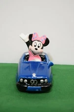 Schmid Disney Minnie Mouse in Blue Car Figurine. Mint in its original box.