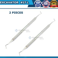 2 PC Excavator 32L DE, Hand Tools Dental Instruments