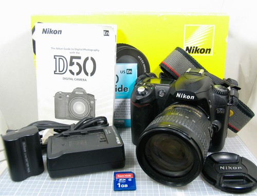 Nikon D50 6.1 MP DSLR Camera with a DX AF-S 18-70mm f/3.5-4.5G ED Lens ...