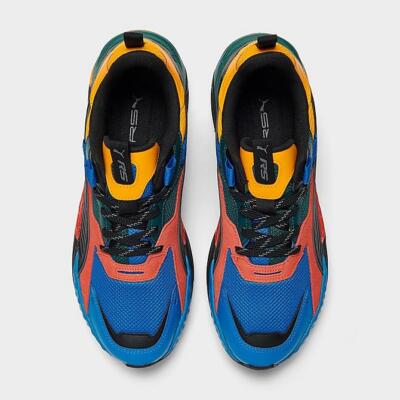 りゅー Mens PUMA RS-TRCK CASUAL SHOES Future Blue/Black/Multicolor