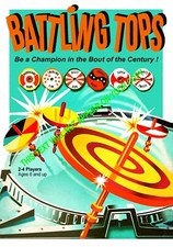 VINTAGE BATTLING TOPS IDEAL FANTASY No1 A5 NEW SHOP DISPLAY POSTER ADVERT