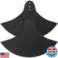 SUPVOX 2Pcs Drum Cymbal Mute Pads - Silent Dampener for Drum Practice - Black