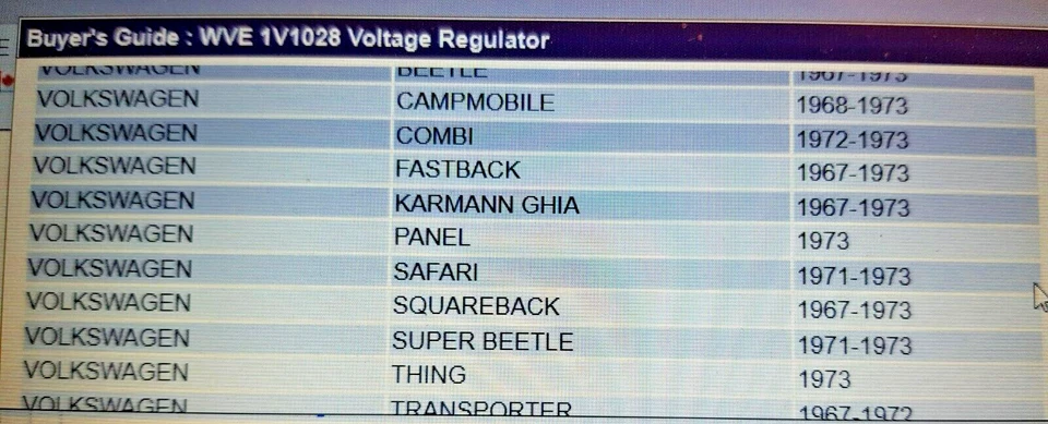 VW / PORSCHE /ALFA ROMEO 14 Volt Regulator to suit 30/38 AMP. 12 Volt GENERATORS - Image 4 of 4