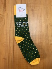Green Bay Packers F**k The Bears  Fan Socks Charlie Berens Manitowoc Minute