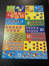 Giant Kids Learning Numbers Puzzle Jigsaw Puzzle 100 Complete