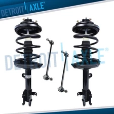 4pc Front Coil Spring Struts Assembly + Sway Bars for 2003 2004 2005 Acura MDX