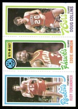 1980-81 Topps Rudy Tomjanovich / Eddie Johnson / Doug Collins #13 / 111 / 179