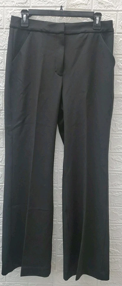 Nova Calça Express Editor Cintura Alta Flare Leve Preta Tamanho 8