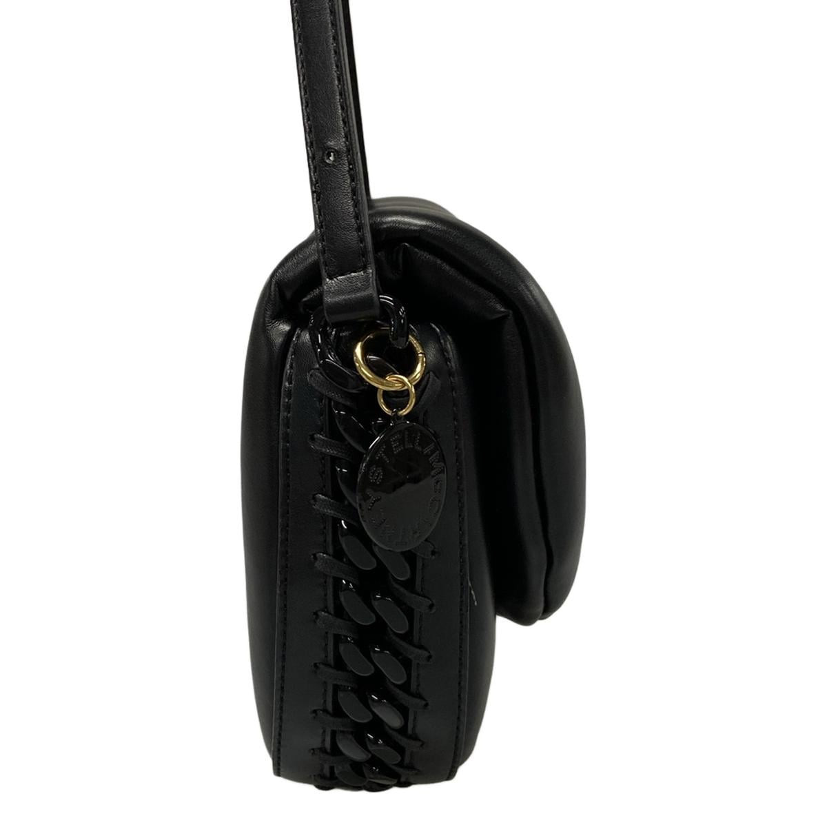 Auth stellamccartney - 7B0006 WP0208 Black Synthetic Leather Auth stellamccartney - 7B0006 WP0208 Black Synthetic Leather