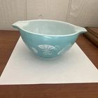 Vtg Pyrex Hot Air Balloons Cinderella Dip Bowl Small 1 1/2 pint Flying Bike