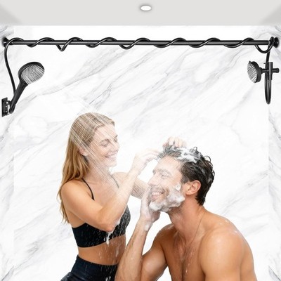 Tandem Shower Head for Couples: Dual Shower Head with Handheld Spray Combo....