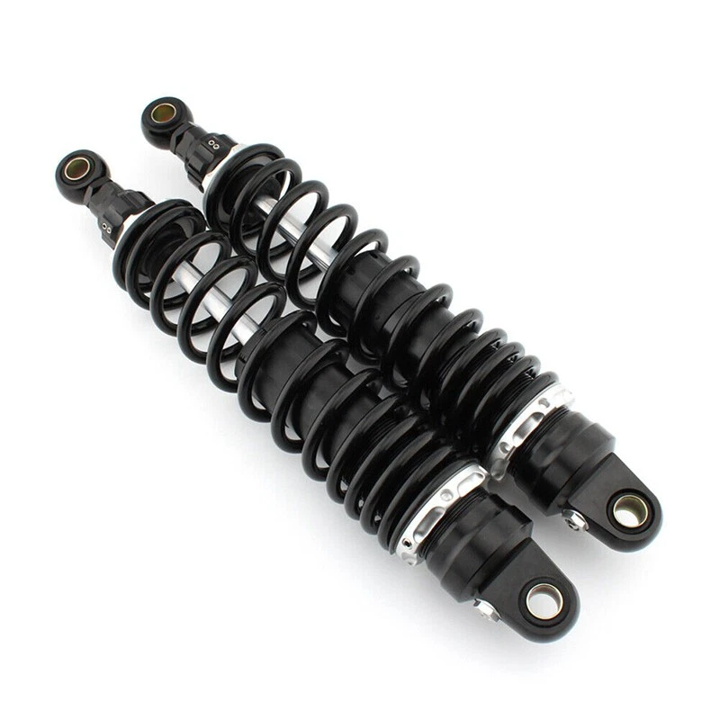 2Pcs 360MM Rear Shock Absorbers Motorcycle Fit For Honda GB350 CB350 NC59 Black — 第 4/4 张图片
