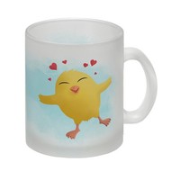 Frohe Ostern Glas Tasse Mit Lustigem KüKen