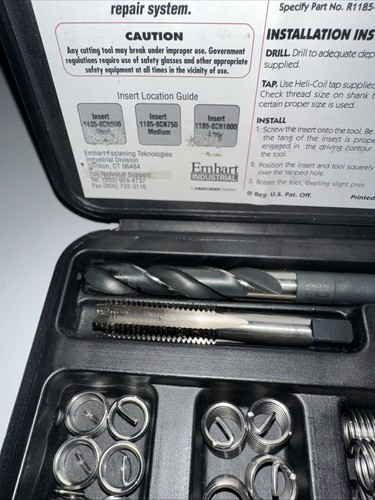 Kit riparazione filettatura HELI COIL misura: 1/2-13 UNC n. parte 5401-8 Professionale - Foto 7 di 11