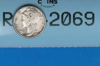 1927 10C MERCURY HEAD SILVER DIME Early US Type RAW-2069