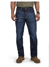 5.11 Tactical Jeans Mens Blue Defender Flex Evolve Straight 38x30