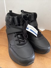 Drew Pulse Black Leather Shoes Mens 8 Hi-Top ...