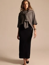 Luxury Wardrobe Staple BLEUSALT Malibu Maxi Tube Skirt Sz 1 Soft Minimalist