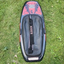 Vtg KIDDER KD Knee Board Black Red 52 Long X ...