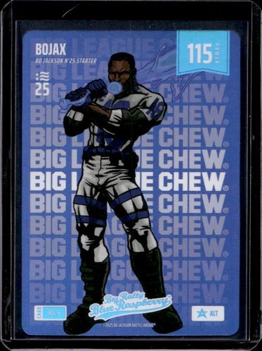 2025 Bo Jackson Battle Arena Bojax Big League Chew Blue Raspberry Alt #BLC-6