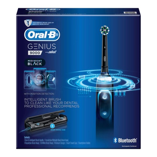 Oral-B Genius 9000 Electric Toothbrush with 3 Replacement Heads & Smart Trave... - Picture 3 of 4